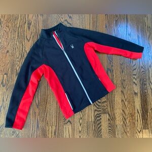 Kids Spider jacket size L (14/16) black and red excellent condition